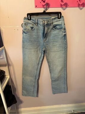 Zara Blue Ankle Length Jeans
